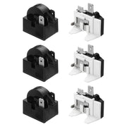 Set di relè di avviamento PTC, 3 pezzi, 15 Ohm, 2 poli, protezione da sovraccarico 1/6 HP