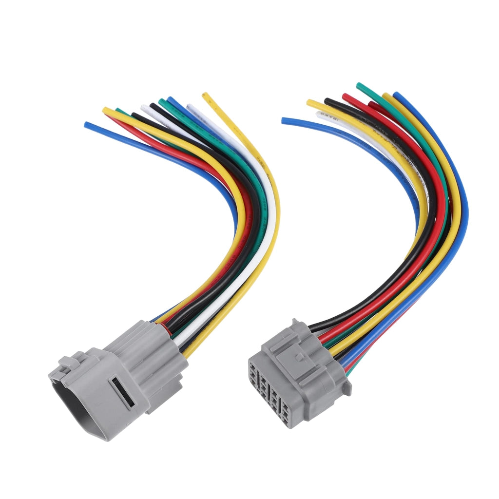 Kit cavo a 12 pin con connettore e presa, lunghezza 15 cm, per auto