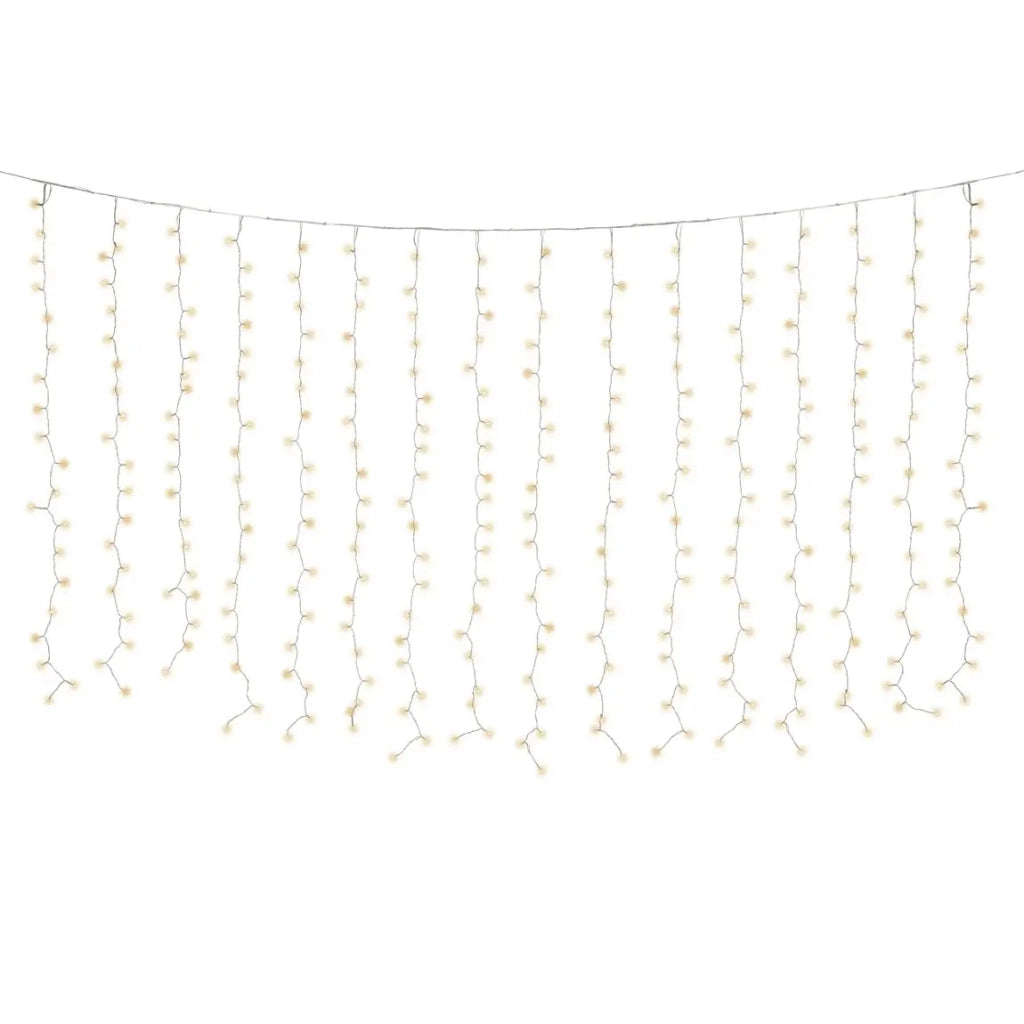 Tenda luminosa LED oro da esterno 200 × 200 cm