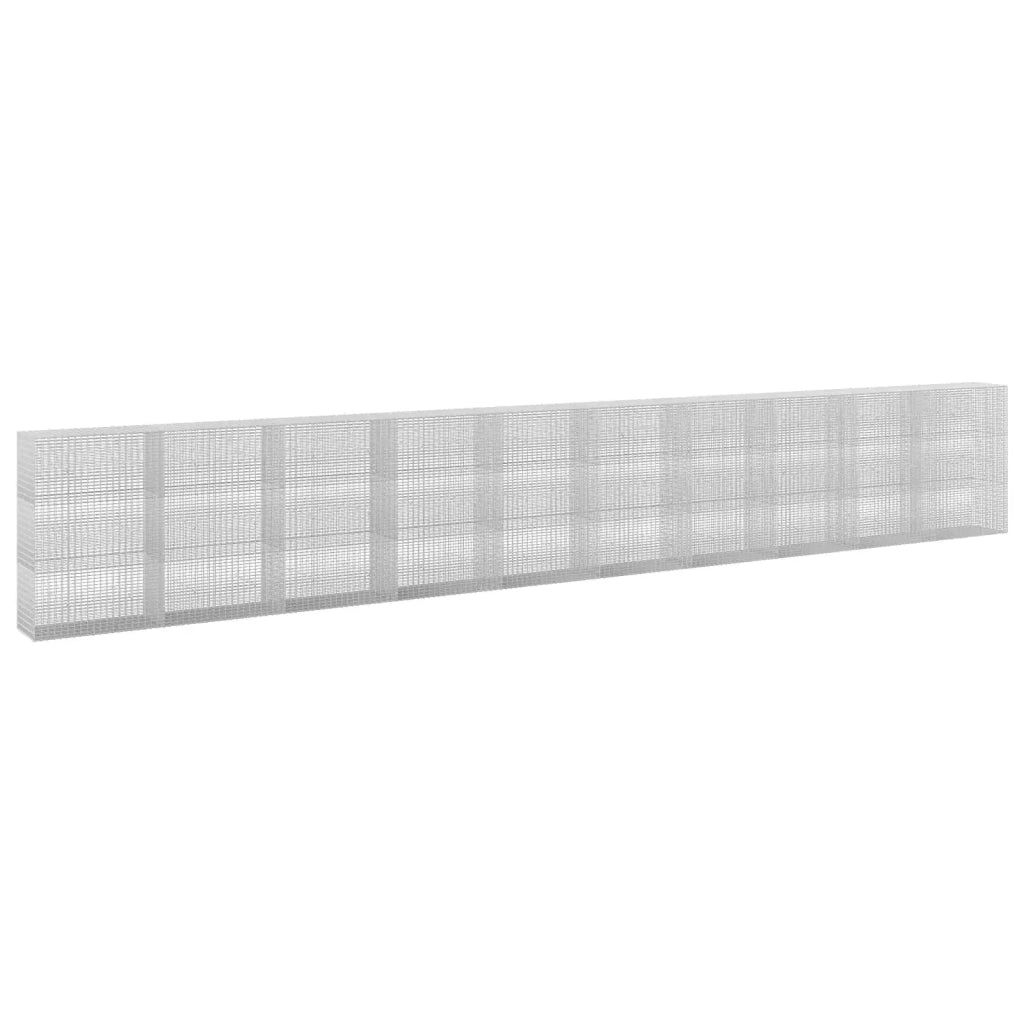 Gabione con Filo da 5 mm e Rete da 5x2,5 cm 1000x50x150 cm 3463814