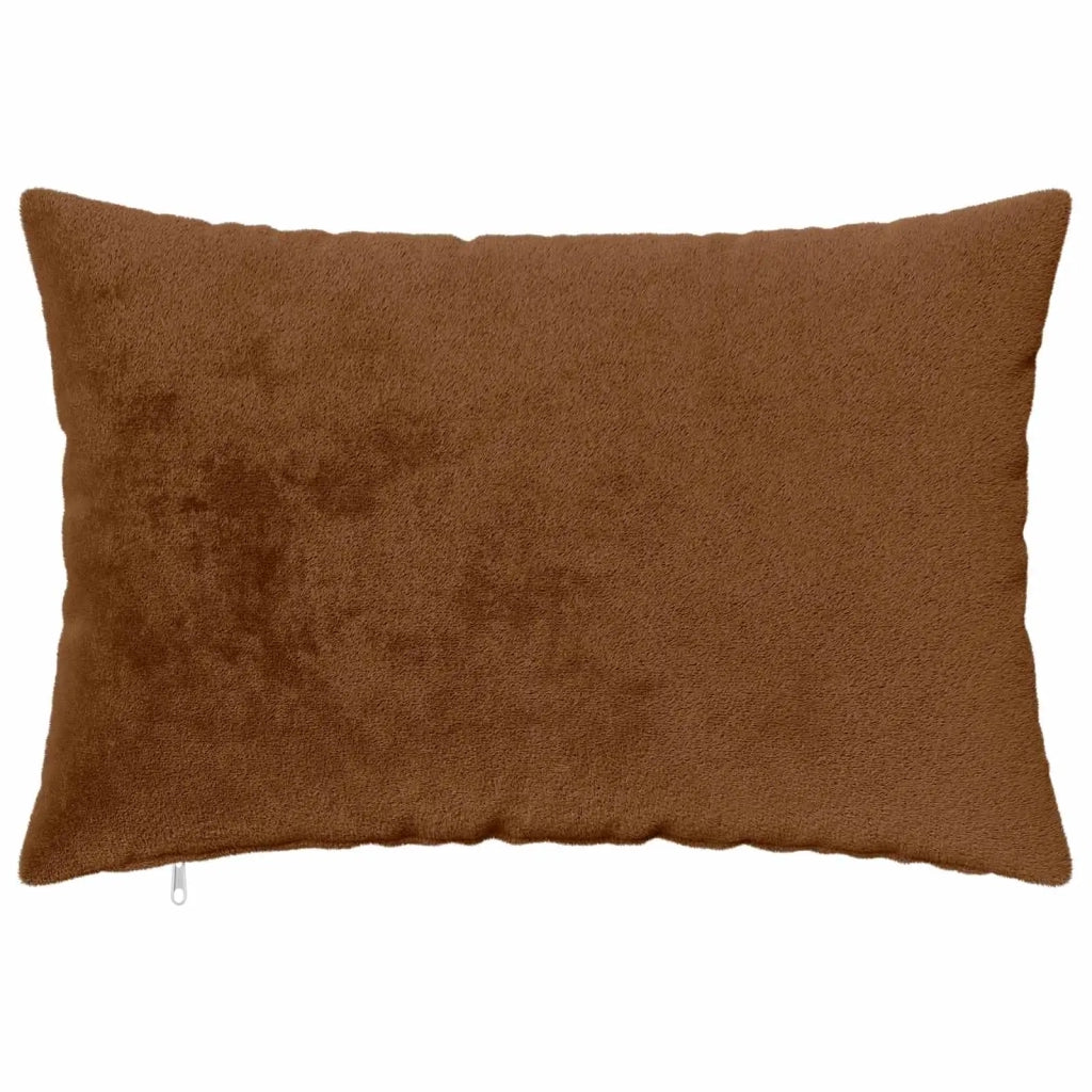 Federa 6 pz HEERLEN Marrone Chiaro 50 x 80 cm Flanella 912158