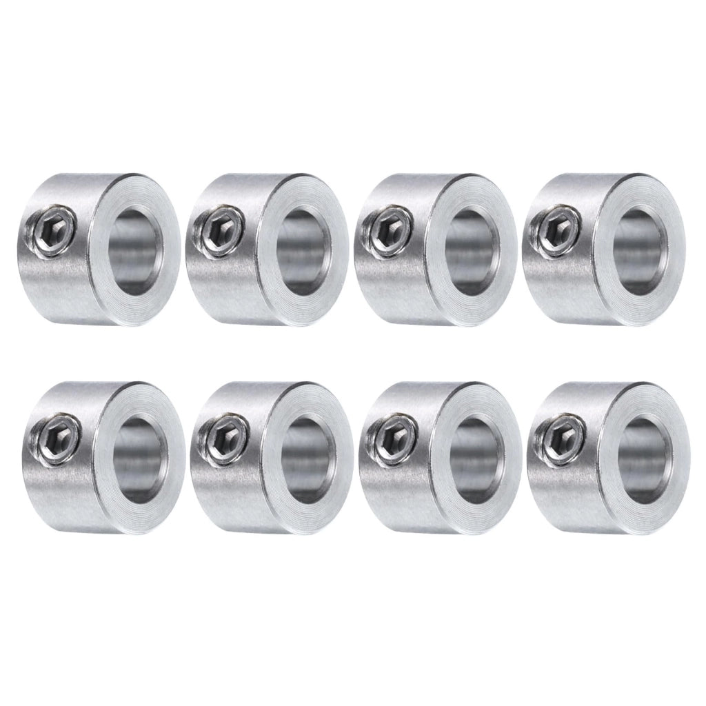 Supporti per albero, 8 pezzi, acciaio inossidabile 304, foro da 1/4", diametro esterno da 1/2"