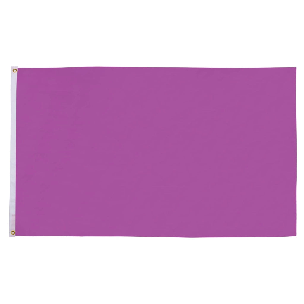 Bandiera viola, 250x150 cm, in poliestere 100D, con 2 anelli