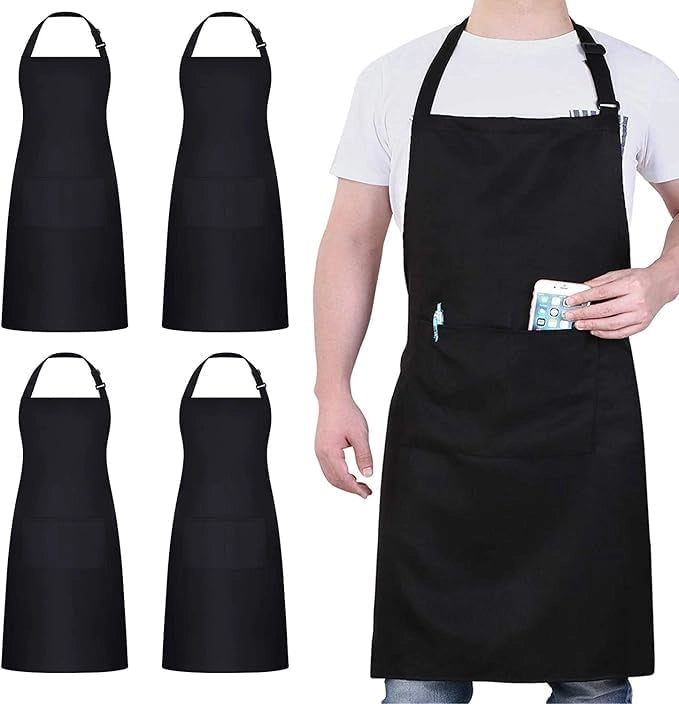 Grembiuli da cucina, impermeabili, regolabili, con tasche, unisex