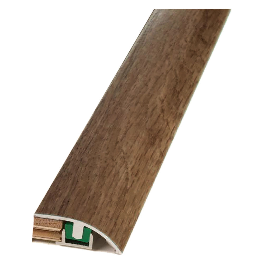 PROFILO CURVO CON BASE PER LAMINATO E PARQUET 'UNI rivestito rovere