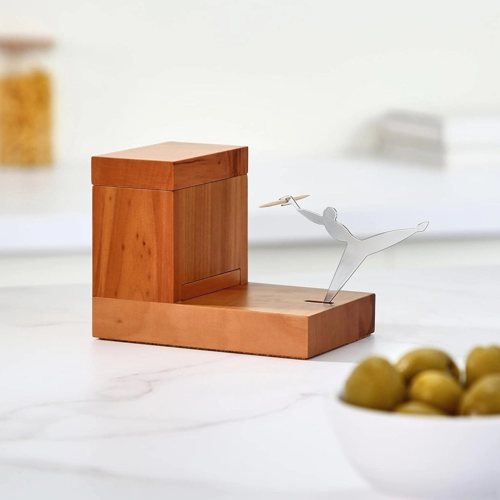 CO1369, Acchiappa stuzzicadenti in Legno, Alessi