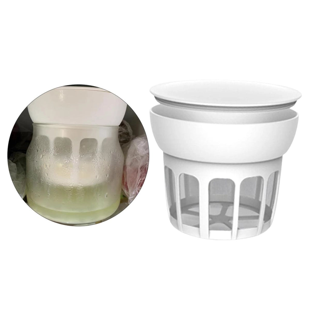 Colino per yogurt per filtrare succo, latte e yogurt – Filtro domestico in PP, diametro 14 cm