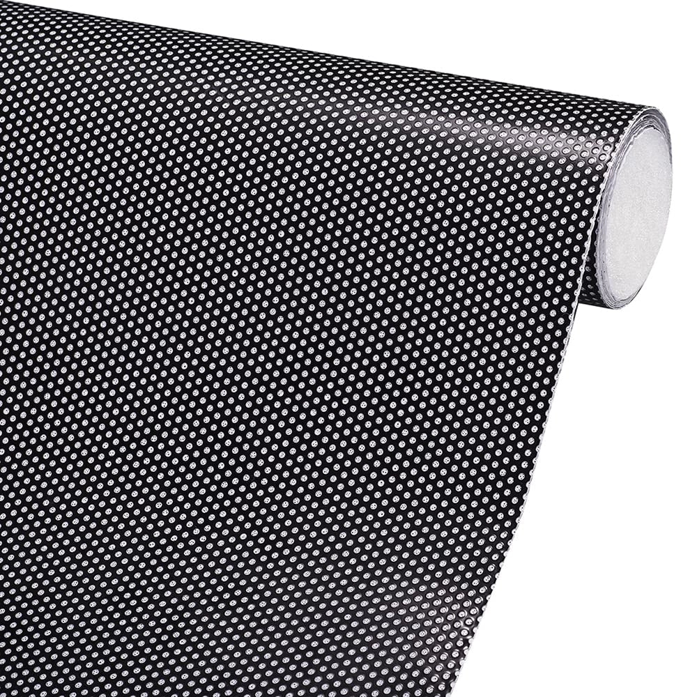 Pellicola oscurante per finestre, forata, 60x120 cm, colore nero