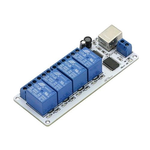 Relè USB, 4 canali, 12 V