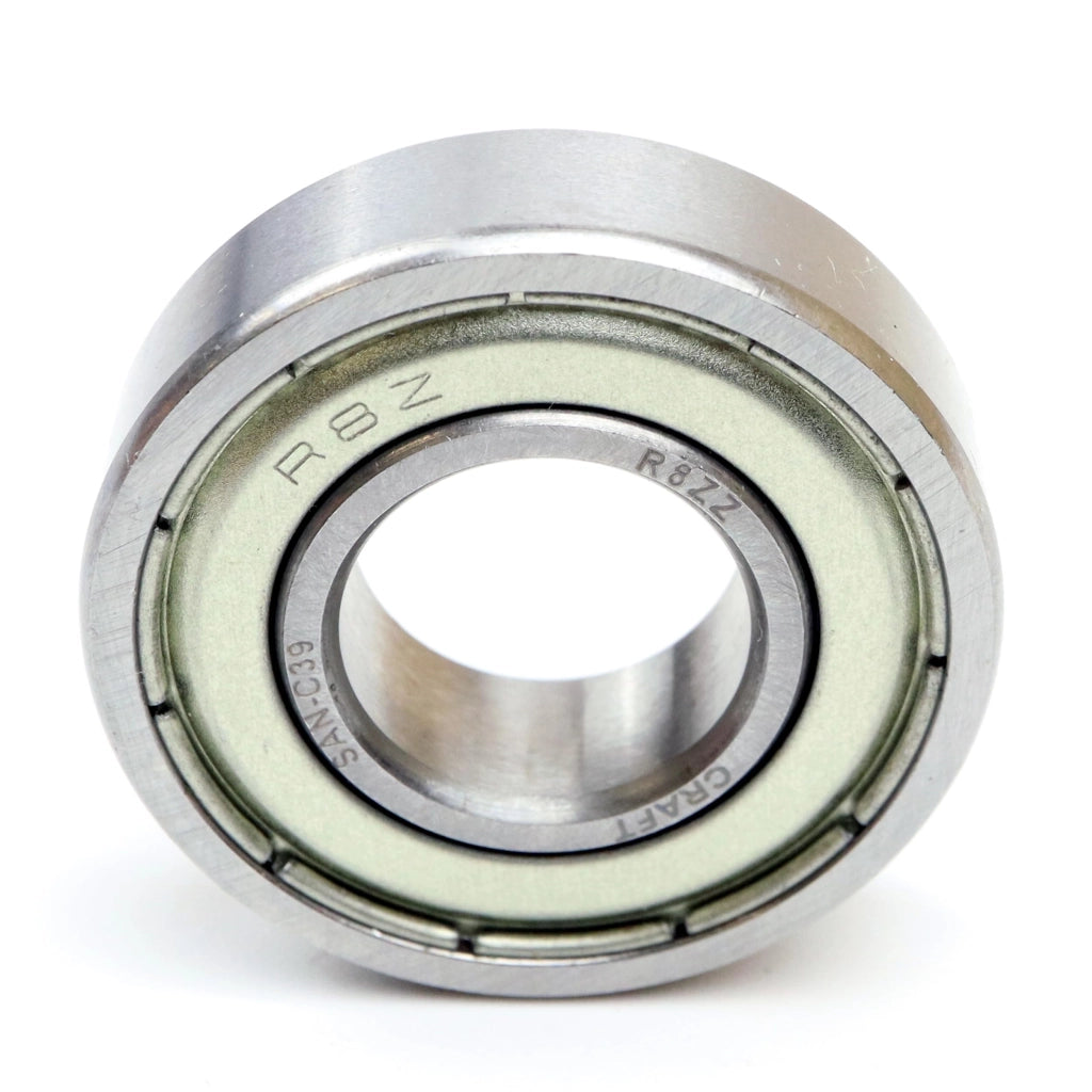 Cuscinetto a sfere con scanalature, tipo R8 2Z, dimensioni 12,7 x 28,575 x 6,34 mm, conforme alle norme DIN 625 e ISO 15