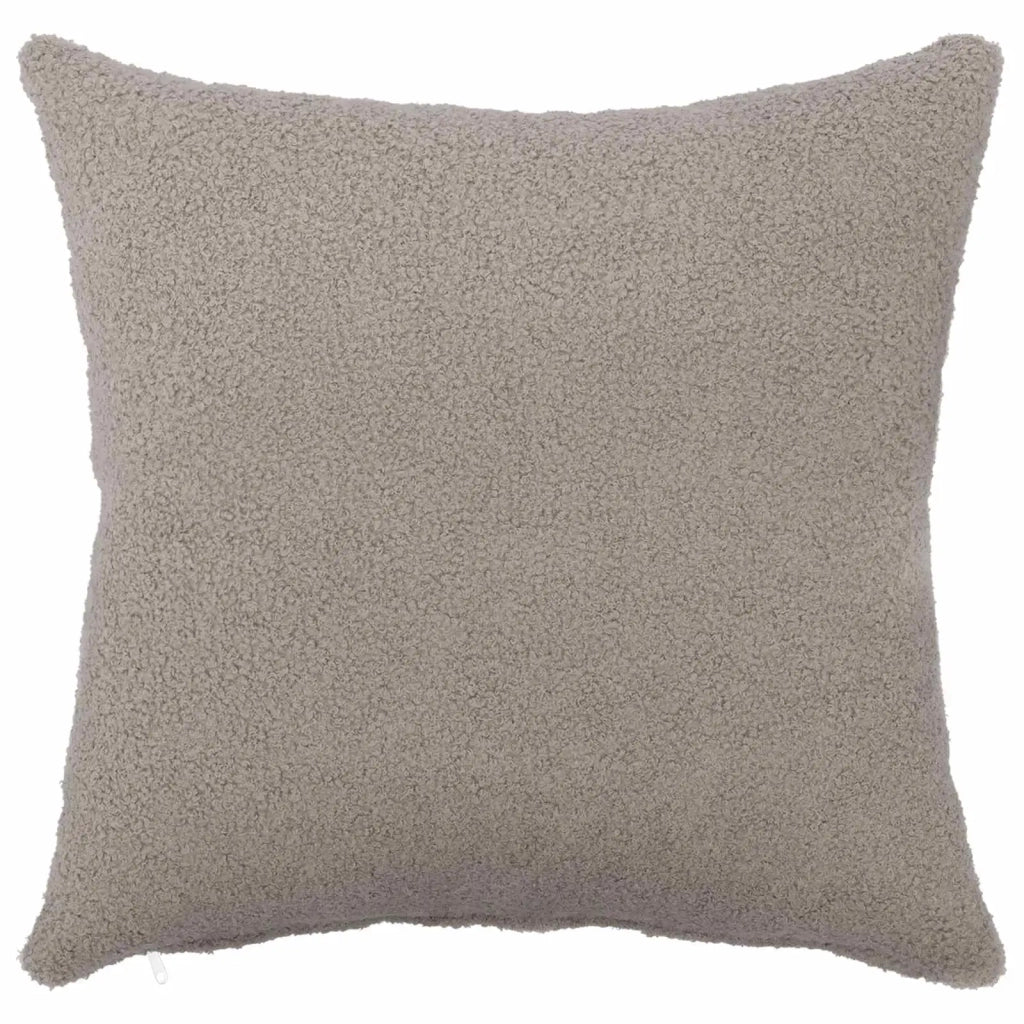 Federa 2 pz HEERLEN Grigio Chiaro 30 x 30 cm Bouclé 907449