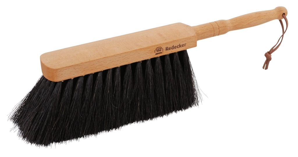 Spazzola per capelli in legno di faggio oliato, con setole di pelo di cavallo, 11-3/8 pollici