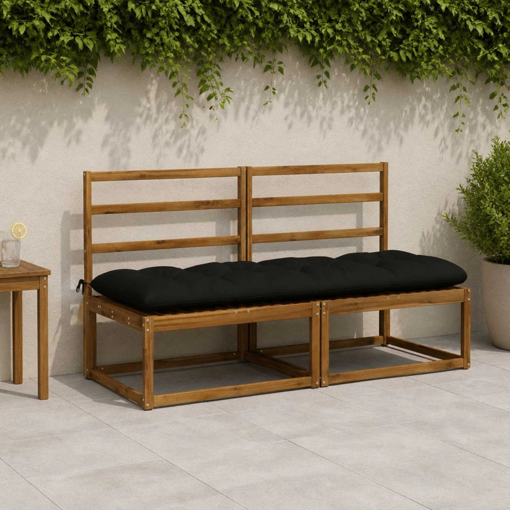 Cuscino per panchina VIANEN 100% Poliestere Nero 953028