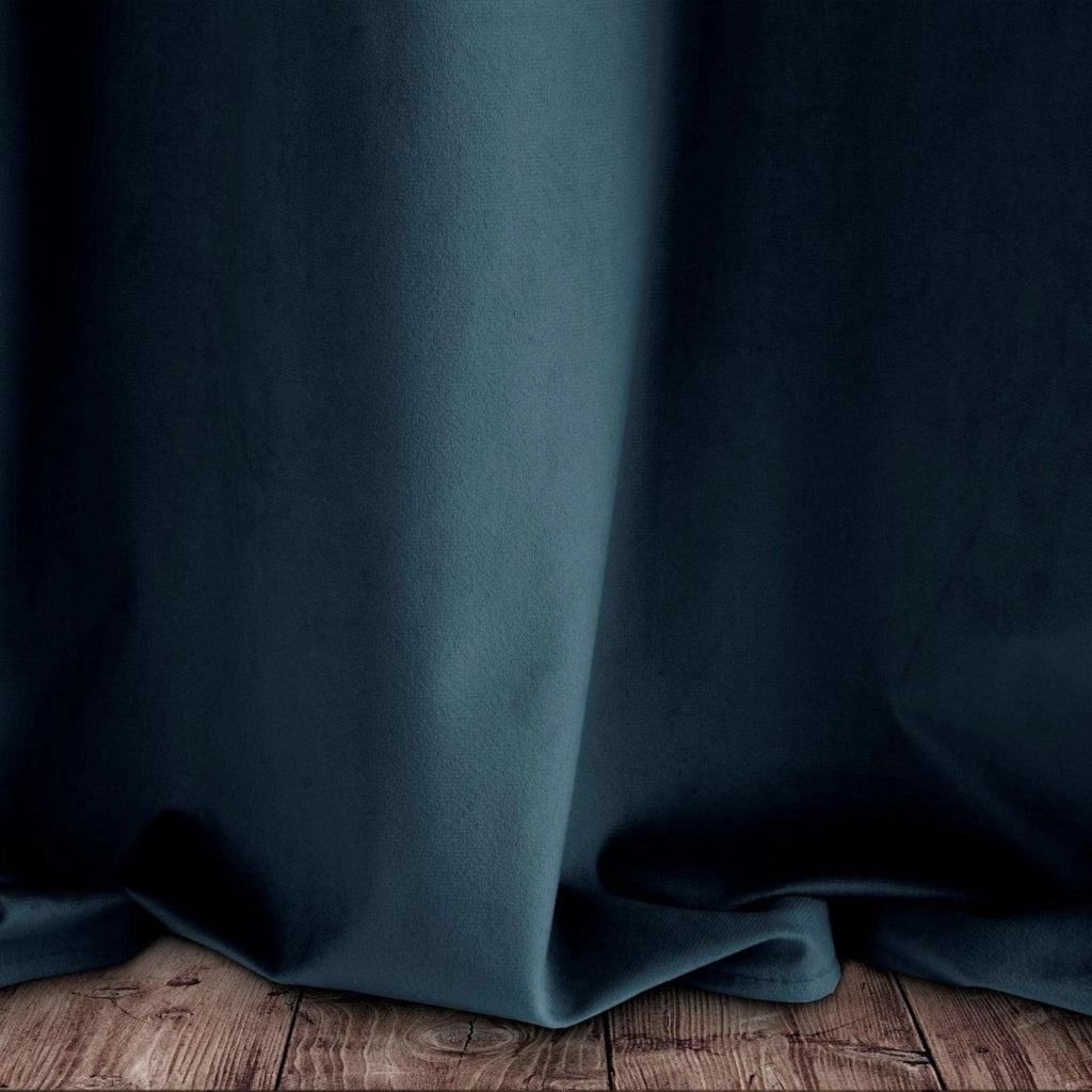 Tenda con passanti, 140x250 cm, blu navy, 1 pezzo