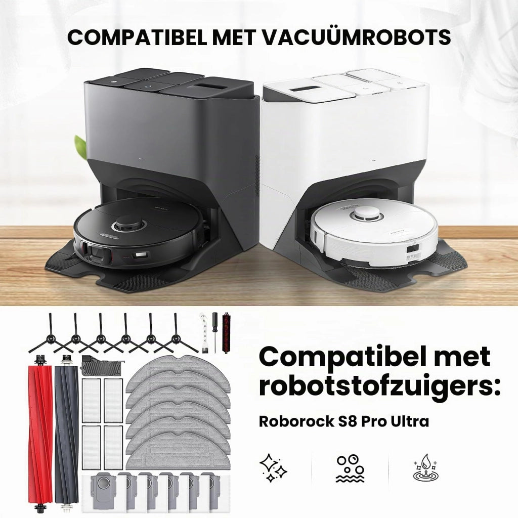 Kit di accessori da 28 pezzi per Roborock S8 Pro Ultra