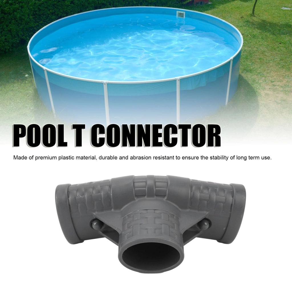 Raccordo a T per piscina, in plastica, forma ovale, dimensioni 19x10x6,1 cm, ricambio