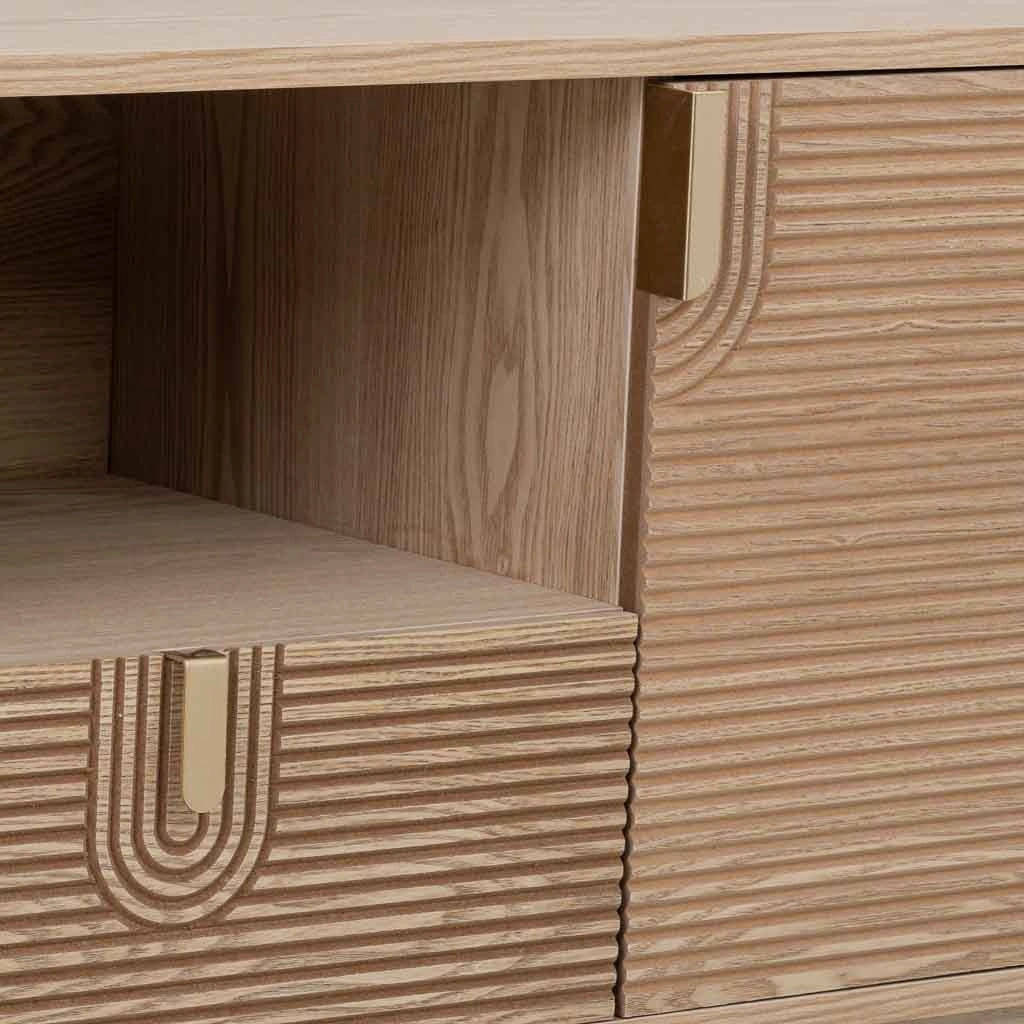 Base in legno marrone 120x40x60h cm