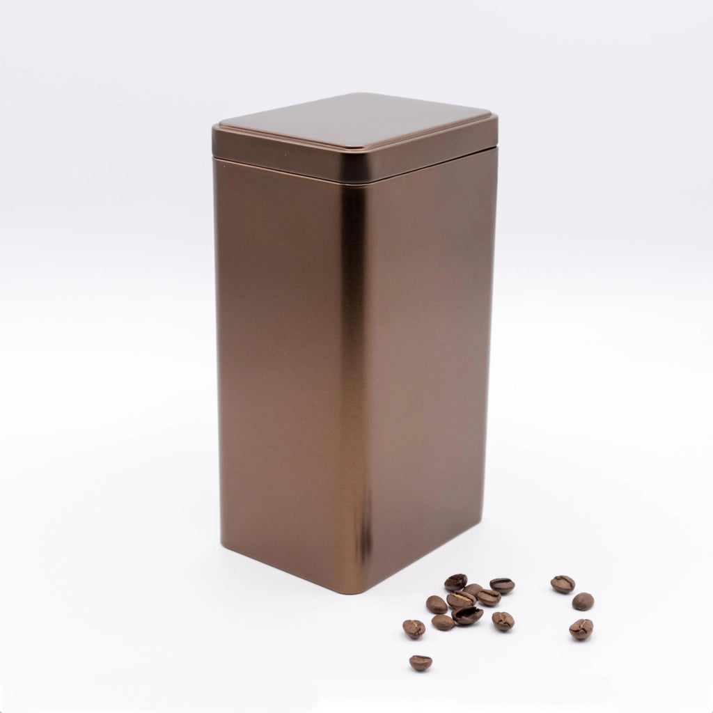 Set di 3 contenitori per caffè, impilabili, ermetici, dimensioni 18x10x7,8 cm