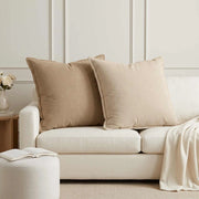 Federa 6 pz HOUTEN Marrone 80 x 80 cm corduroy 921658