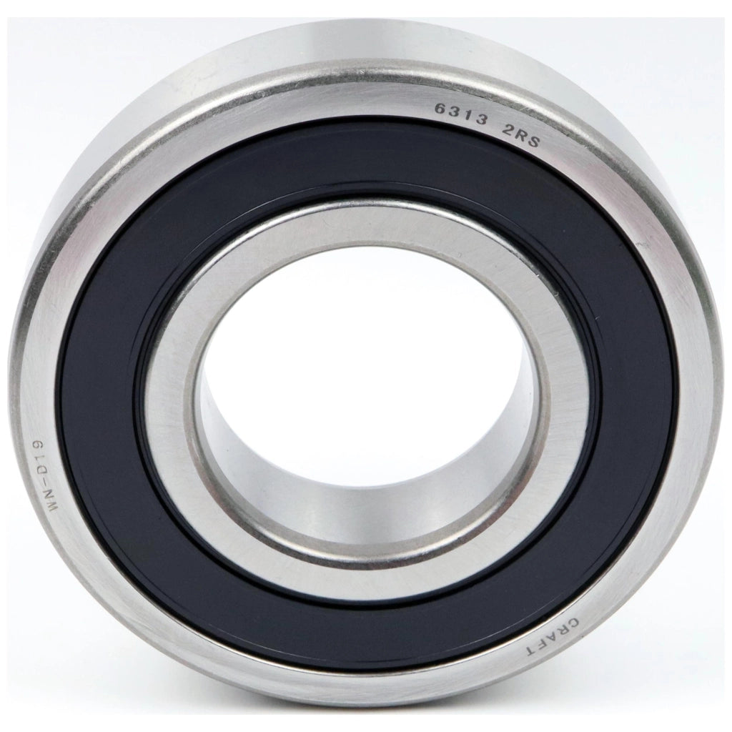 Cuscinetto a rulli con anelli guida 6313 2RS, dimensioni 65x140x33 mm, conforme alla norma DIN 625