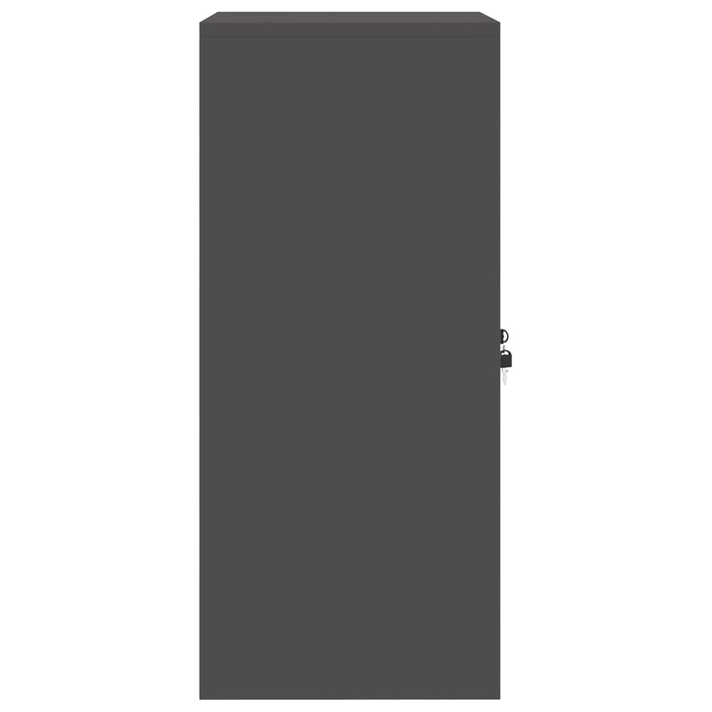 Armadio Nero 60 x 40 x 90 cm Acciaio