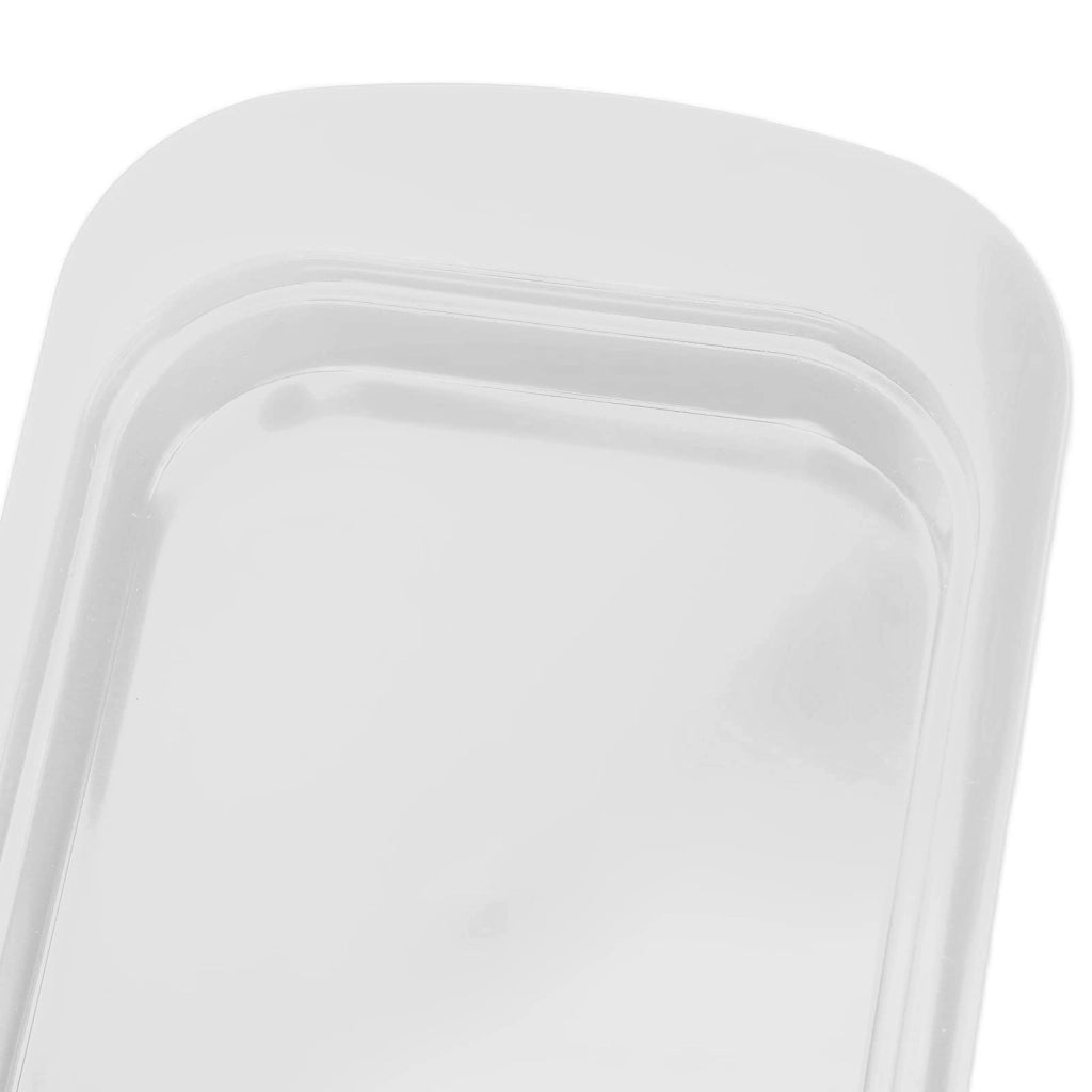 Contenitore per burro con coperchio e coltello, trasparente, grande, 18,5 x 11,5 x 6,5 cm