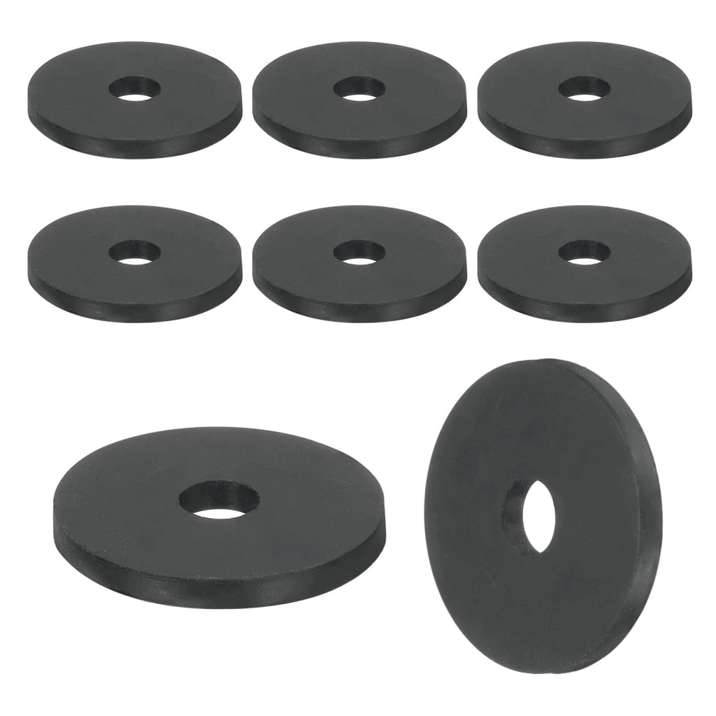 Guarnizioni in gomma, 12 pezzi, 40x10x3 mm, colore nero