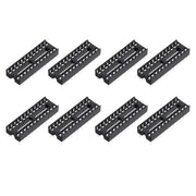 8 zoccoli DIP, 24 pin, passo 2,54 mm, colore nero
