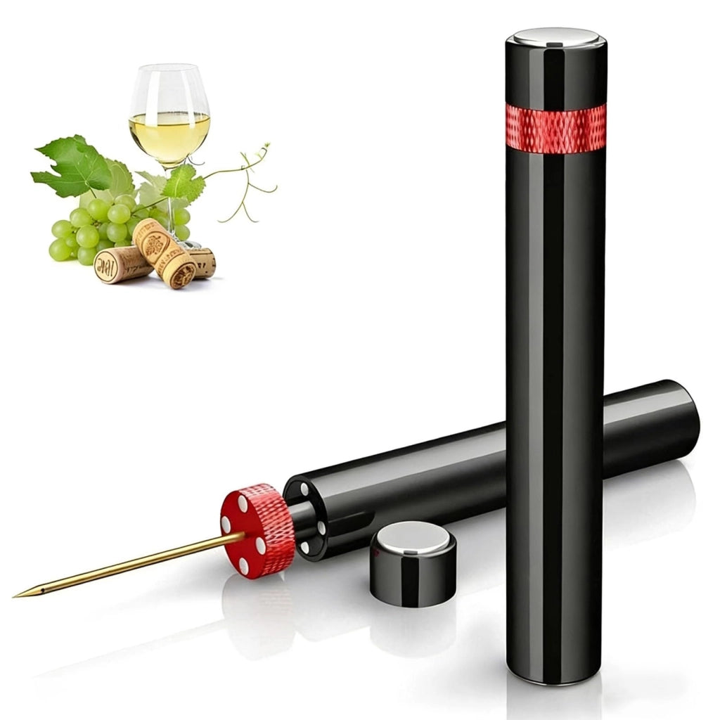 Apertiscatole a pressione, 7 secondi, portatile, per bottiglie di vino