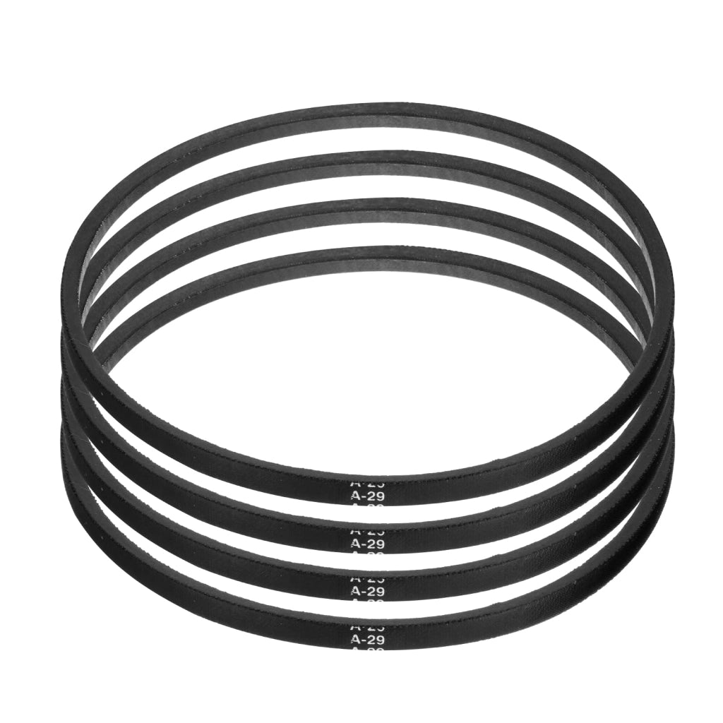 4 cinghie trapezoidali A29/4L310, lunghezza 730 mm, in gomma