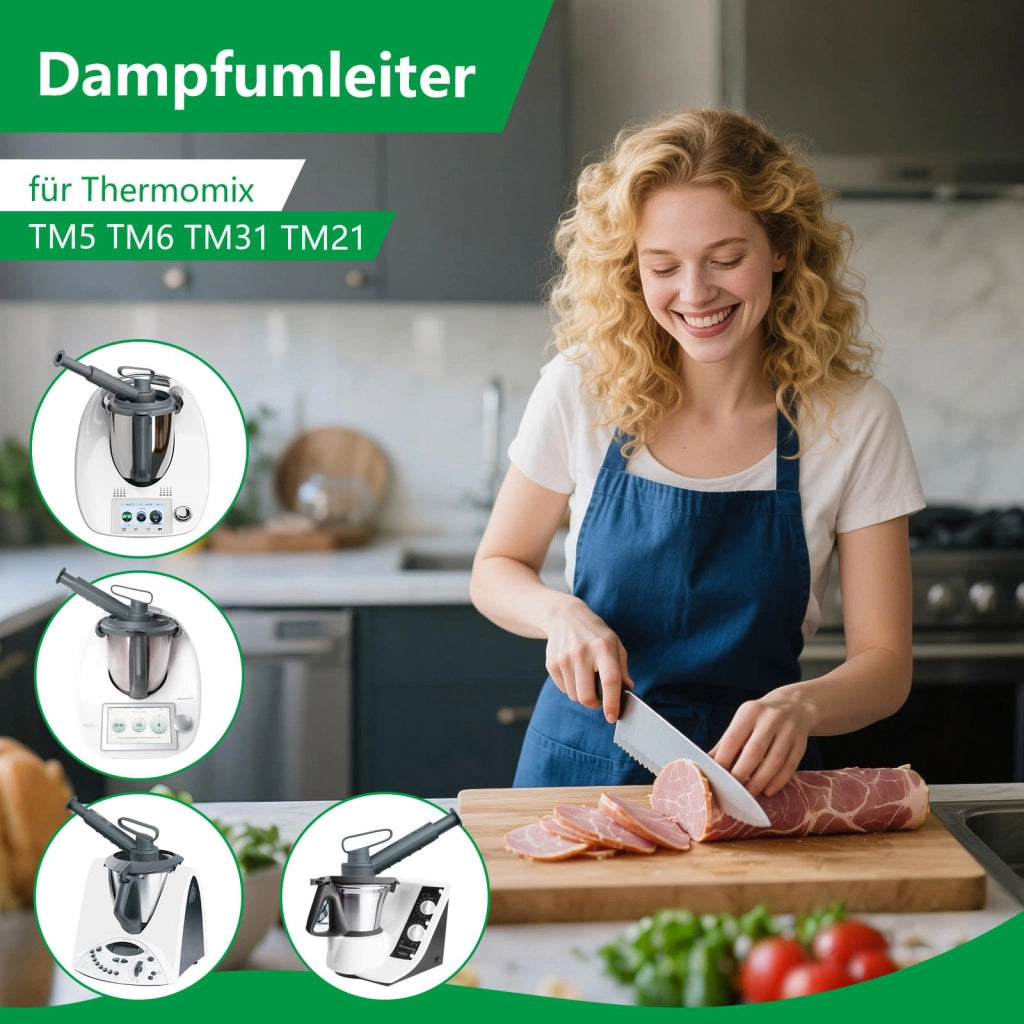 Scarico vapore per Thermomix TM6/TM5/TM31/TM21, privo di BPA, lunghezza 700 mm