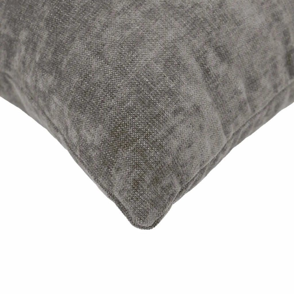Federa 6 pz HEERLEN Grigio Scuro 80 x 80 cm Tessuto Chenille 913620