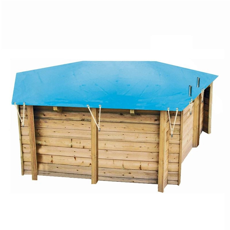 Copertura Invernale Per Piscina Northwood Ottagonale Allungato 4,90 X 3,55 M Dimensione piscina: Ø 4.10 m