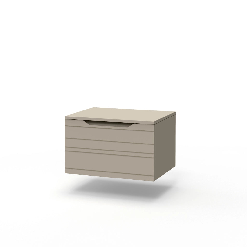Base con top 1 cestone SOLMIRA tortora