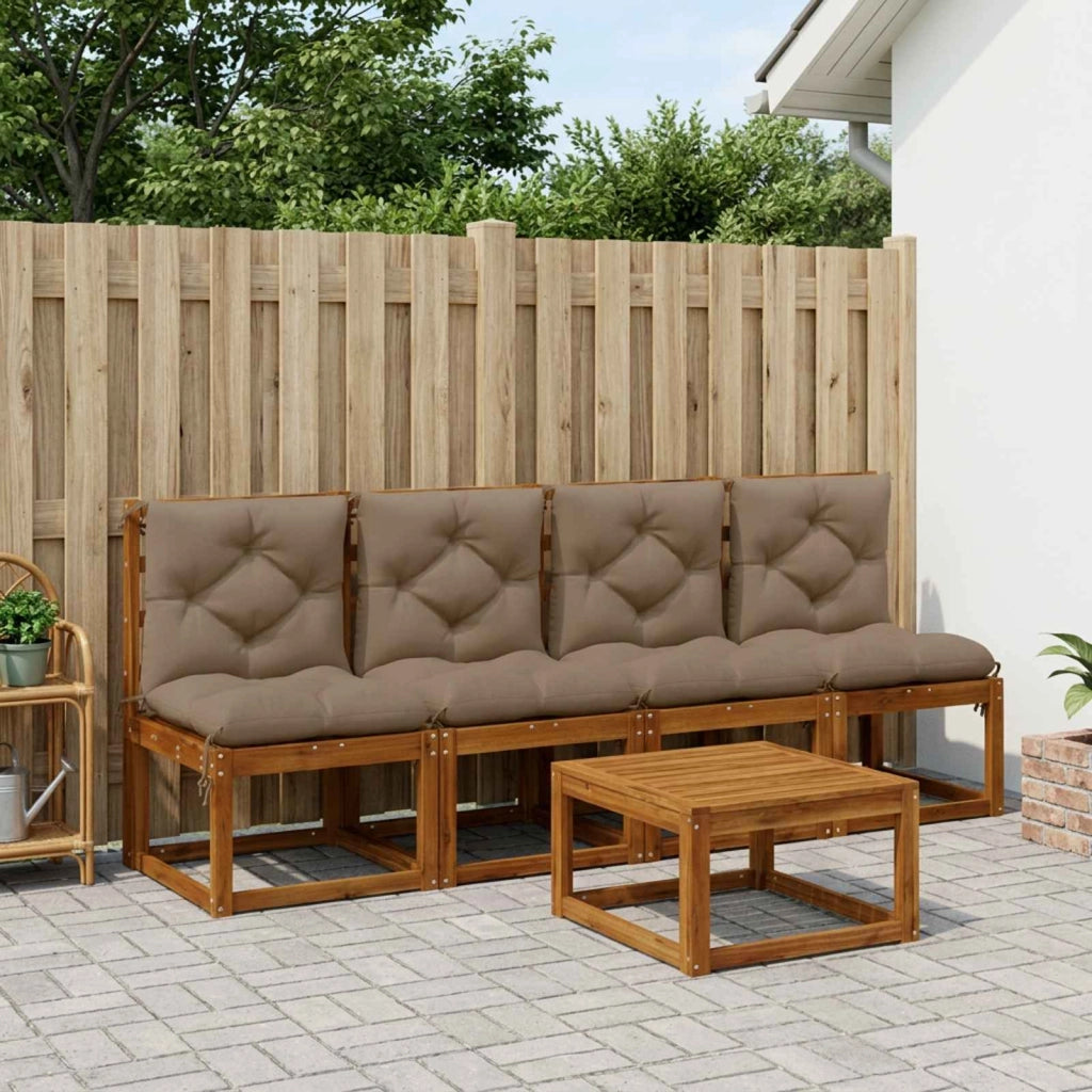 Cuscini per pallet da 4 pezzi VIANEN 4 pz 100% Poliestere 953585