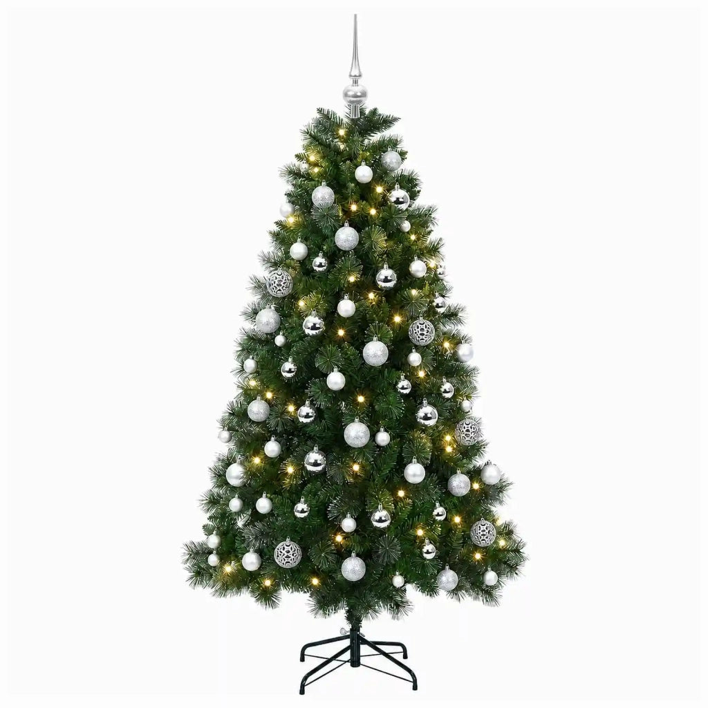 Albero di Natale artificiale con palline 240 cm 300 LED 3461314