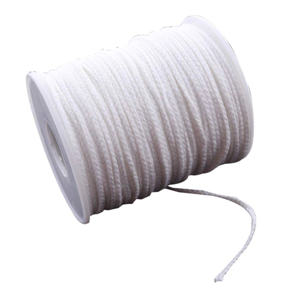Candele in cotone, 60 metri + 100 supporti, fai da te