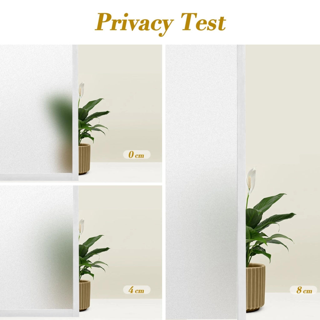 Pellicola oscurante per vetri, 90x120 cm, 2 pezzi, con protezione UV e privacy