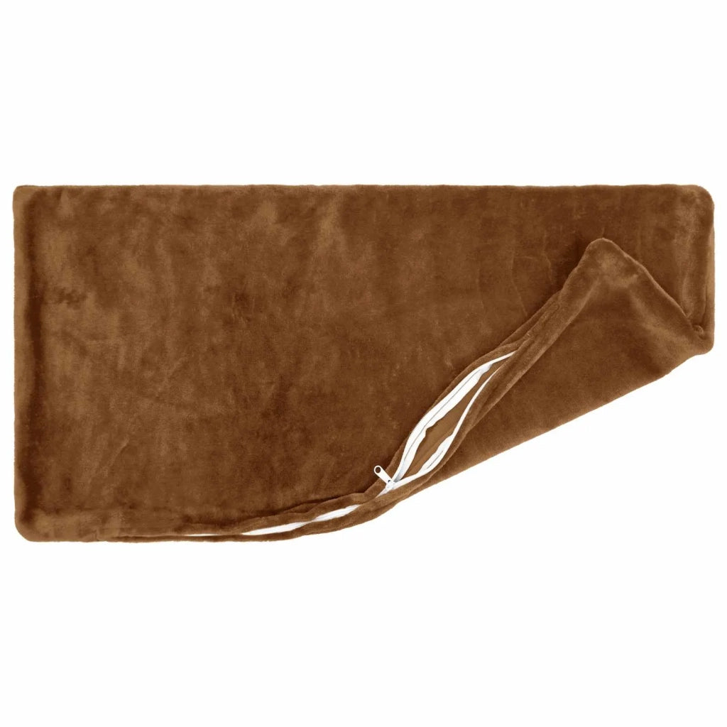 Federa 2 pz HEERLEN Marrone Chiaro 40 x 80 cm Flanella 910195