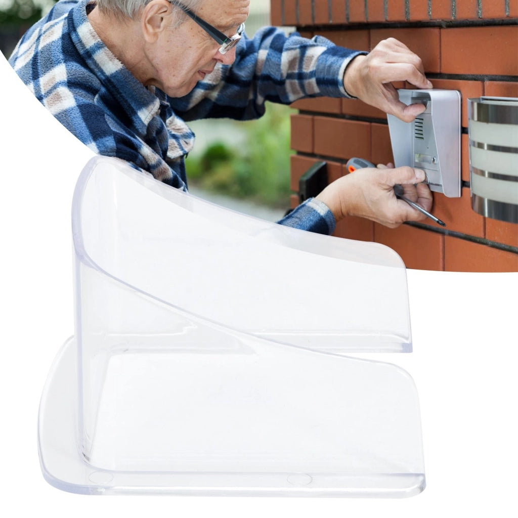 Copertura impermeabile per citofono, realizzata in plastica, dimensioni 16x14x10 cm