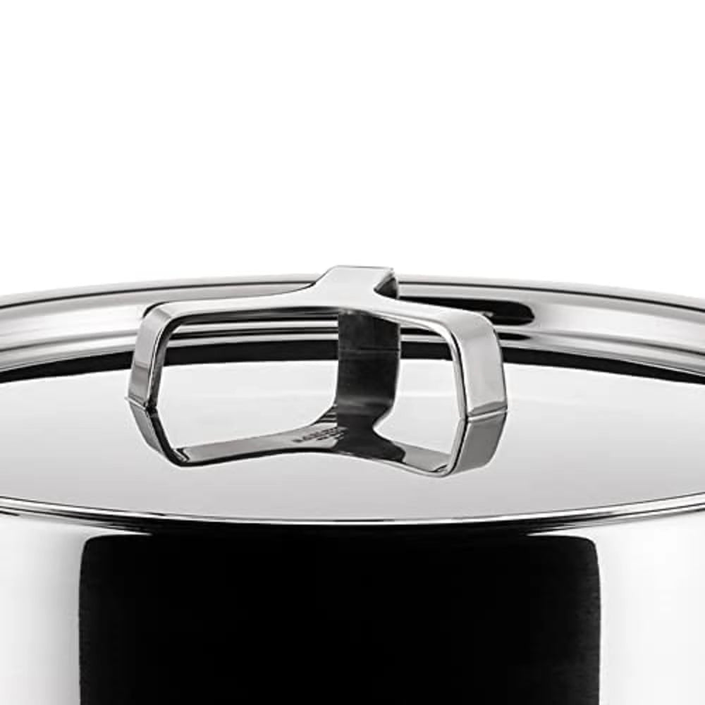 Coperchio a vapore per pentole in acciaio inossidabile, diametro 24 cm, colore argento