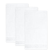 Set di 3 asciugamani per ospiti, dimensioni 30x50 cm, 100% cotone, 500 g/m²