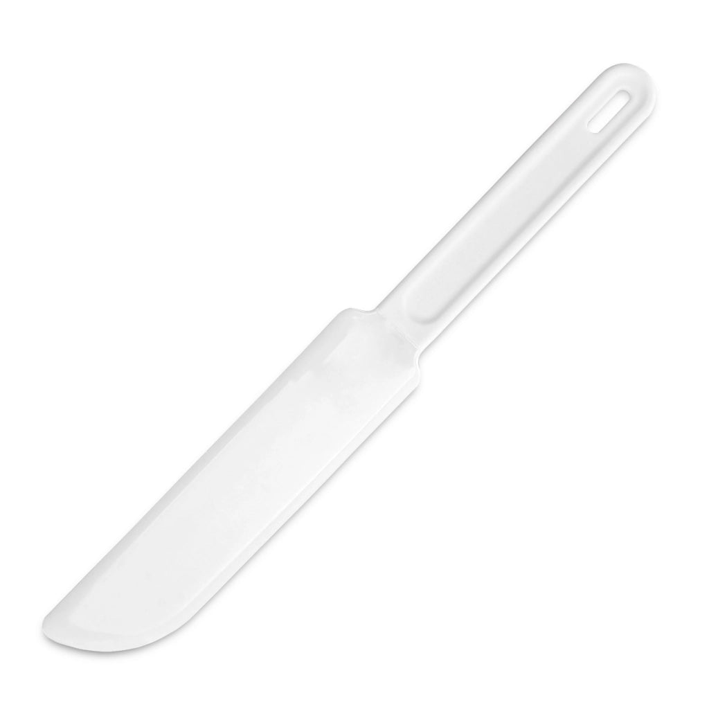 Spalmatore e distaccante per torte, 27 x 3,5 cm, bianco, flessibile, adatto al lavaggio in lavastoviglie