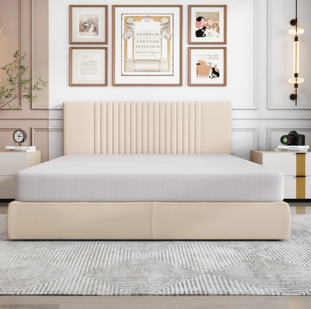Materasso in schiuma 140x200 cm H3 ergonomico con rivestimento lavabile bianco