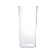 Vaso in acrilico, rettangolare, trasparente, 25 cm, confezione da 2 pezzi, leggero