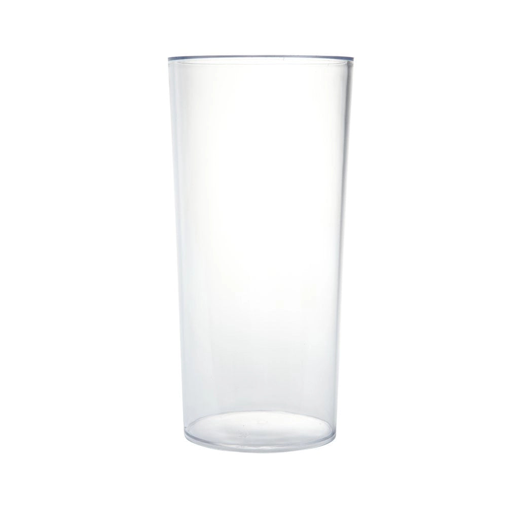 Vaso in acrilico, rettangolare, trasparente, 25 cm, confezione da 2 pezzi, leggero