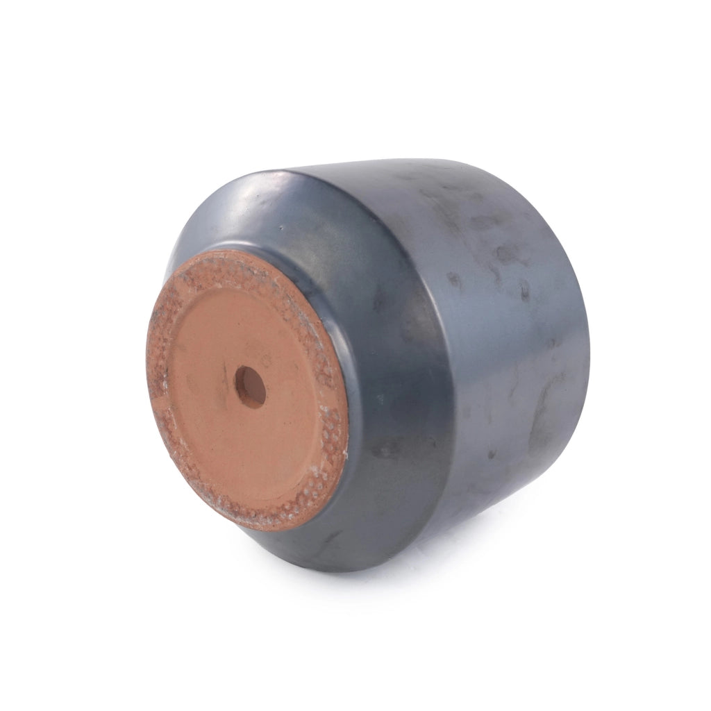 Vaso per piante in ceramica nero anticato Ø 38 cm
