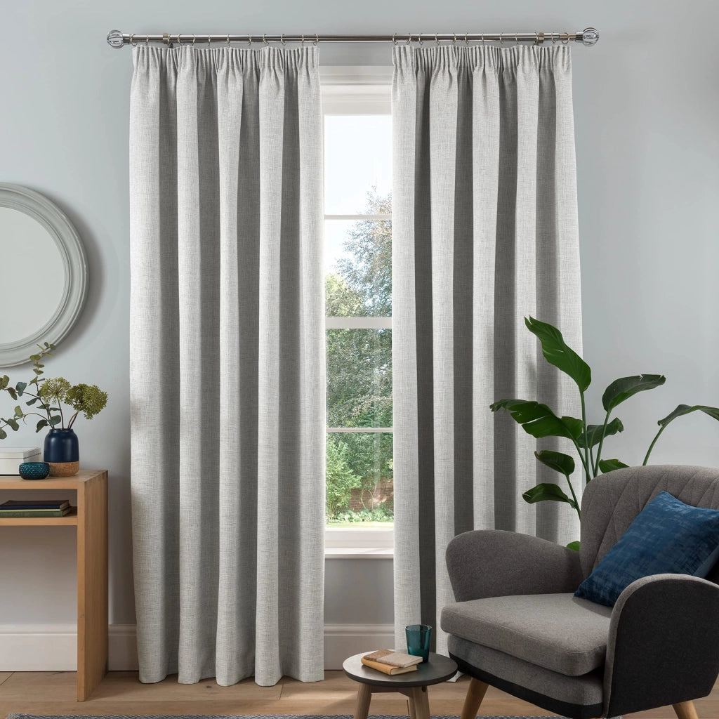 Tende termiche oscuranti, set da 2, 46x54 pollici, grigio