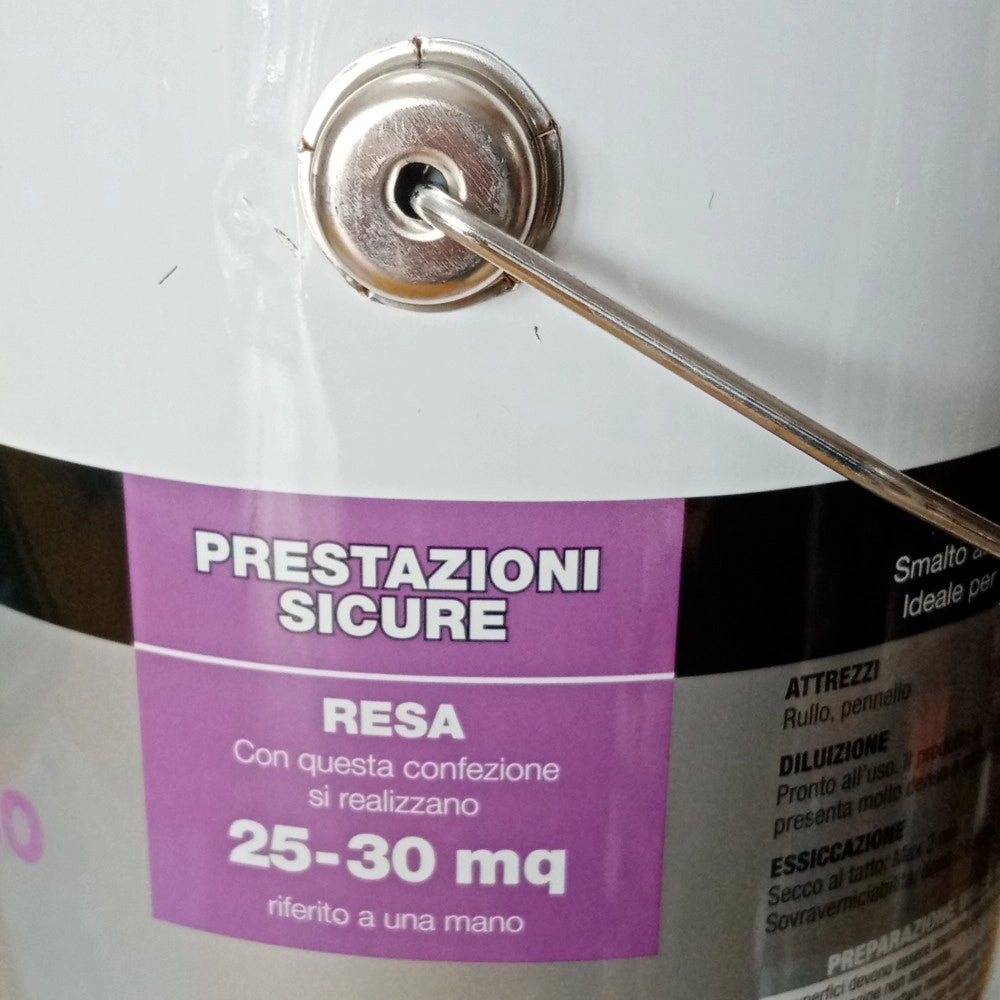 Manoantica gel grana fine 2,5lt smalto ferro micaceo in varie colorazioni, colori manoantica ferro