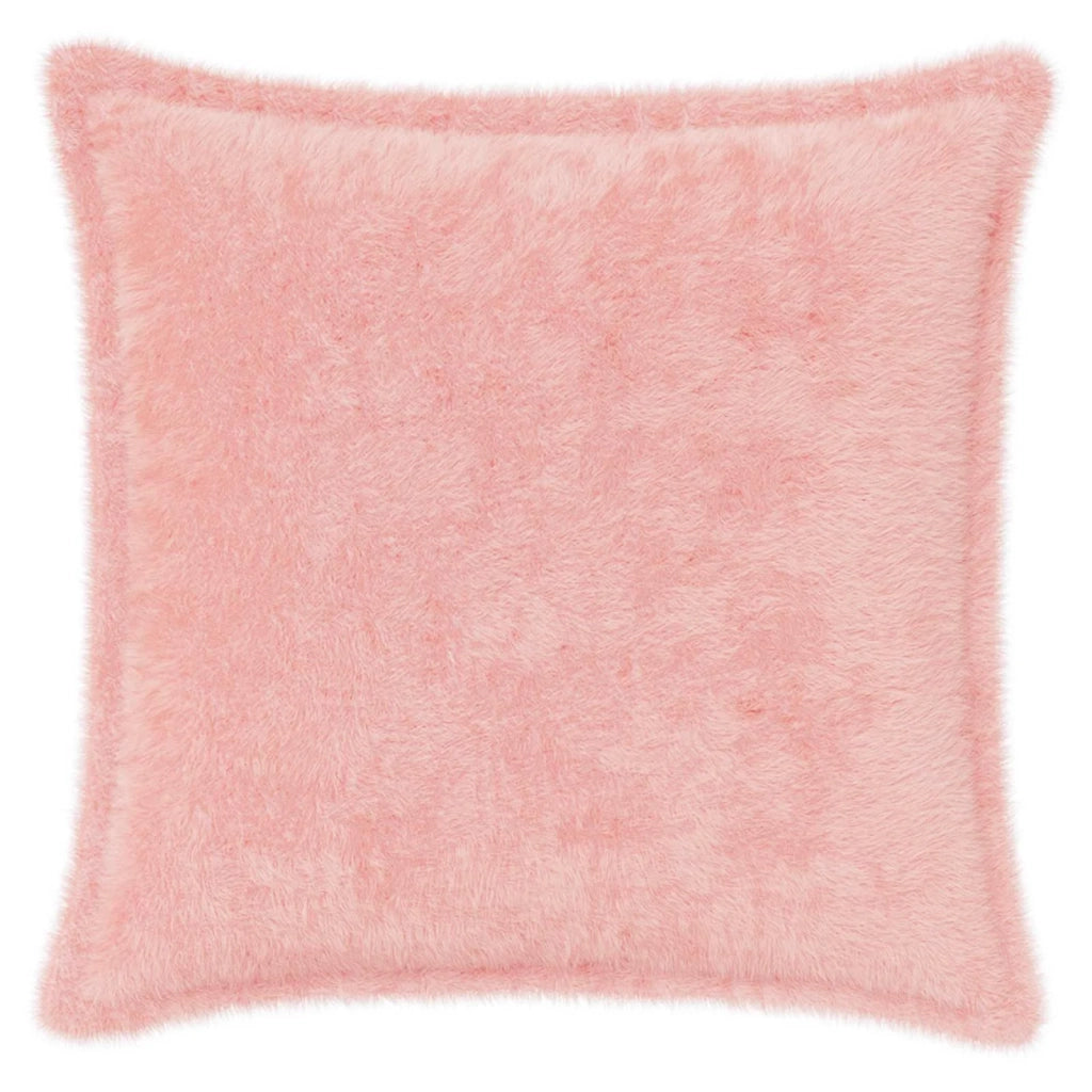 Federa 2 pz HOUTEN Rosa 35 x 35 cm Pelliccia di Coniglio Finta 916627